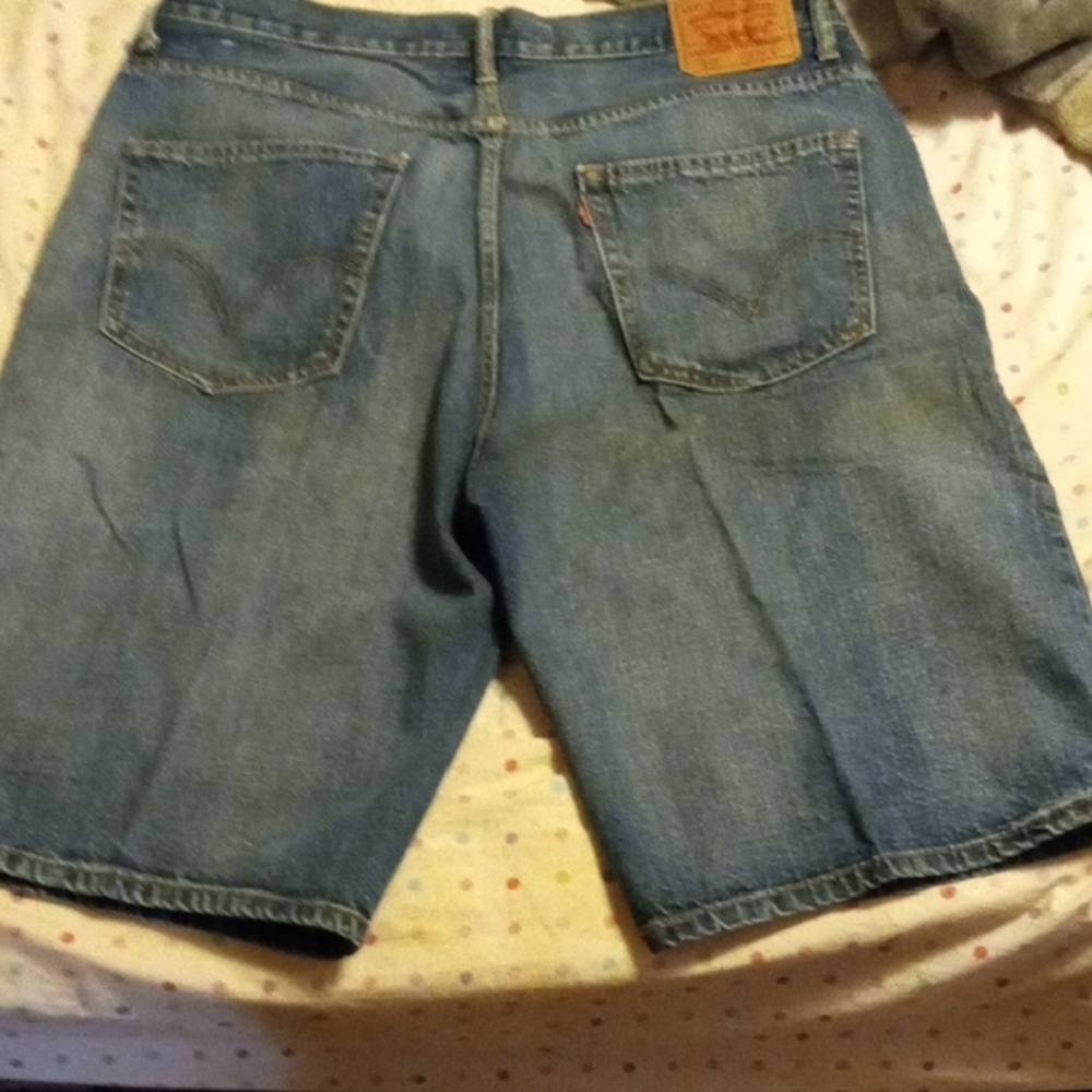 Men's Blue Denim Shorts